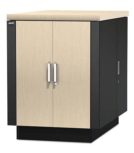 APC NetShelter CX - Gabinete - con unidad de distribución de energía - roble claro - 18U - 19"