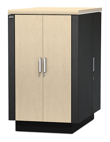 APC NetShelter CX - Gabinete - con unidad de distribución de energía - roble claro - 24U - 19"