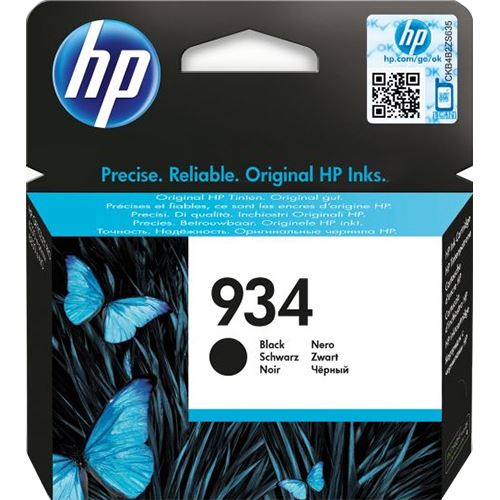 HP 934 - Preto - original - tinteiro - para Officejet 6812, 6815, 6820, Officejet Pro 6230, 6230 ePrinter, 6830, 6835