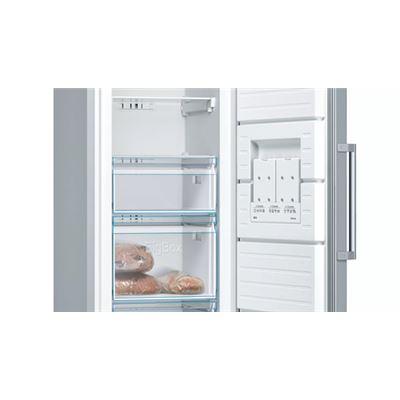BOSCH SERIE4 242L STAINLESS STEEL VERTICAL FREEZER