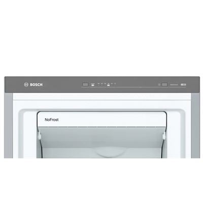 BOSCH SERIE4 242L STAINLESS STEEL VERTICAL FREEZER