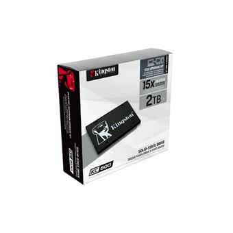 Kingston KC600 Desktop/Notebook Upgrade Kit - SSD - encriptado - 2 TB - interno - 2.5" - SATA 6Gb/s - 256-bit AES-XTS - Unidad de autocifrado (SED), TCG Opal Encryption