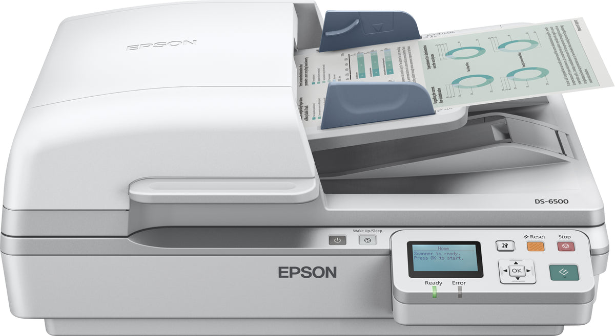 ESCANER DOCUMENTAL EPSON DS-7500N A4 40PPM RED