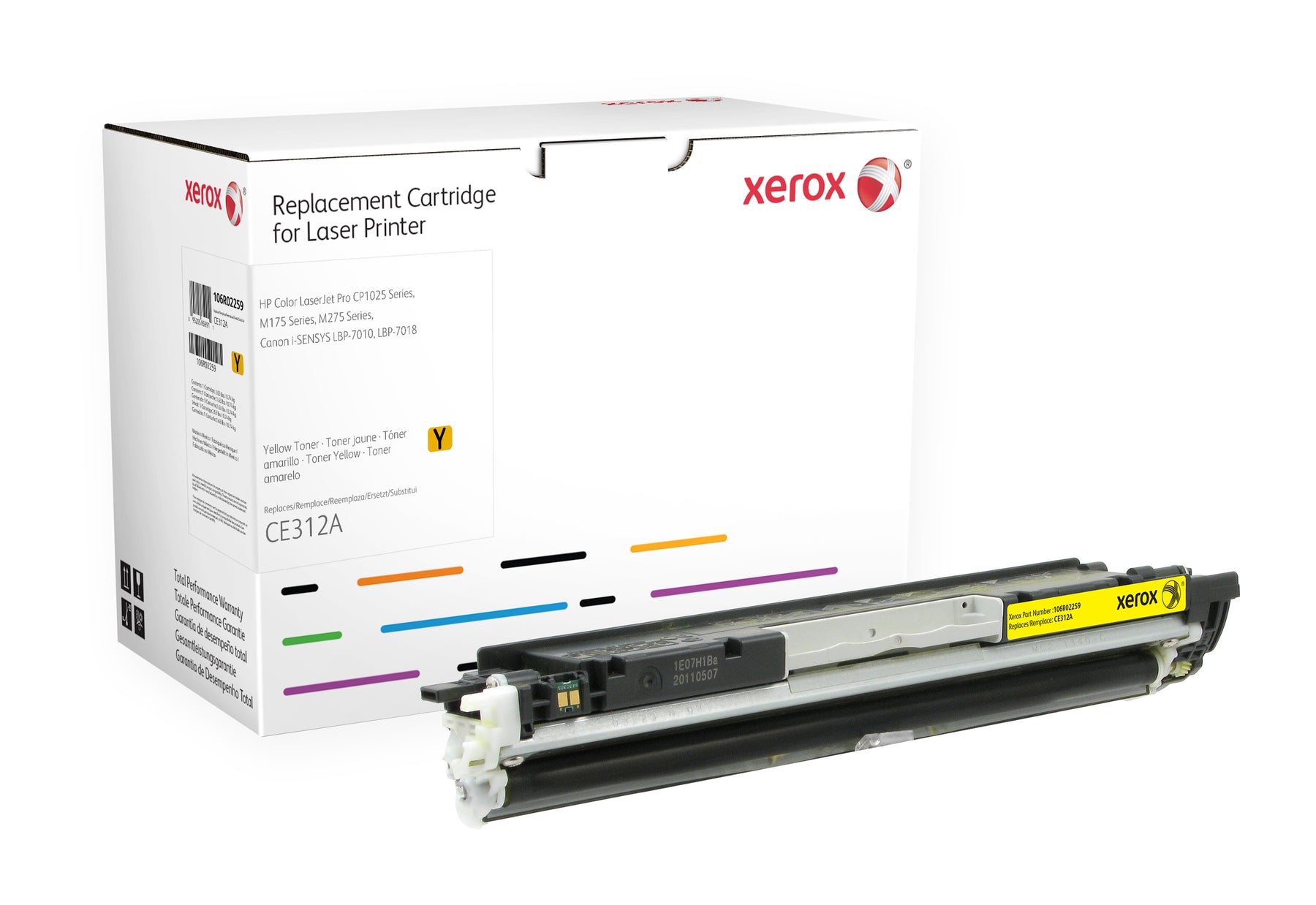 Xerox - Amarillo - compatible - cartucho de tóner (opción para: HP CE312A) - para HP Color LaserJet Pro CP1025, LaserJet Pro MFP M175, TopShot LaserJet Pro M275
