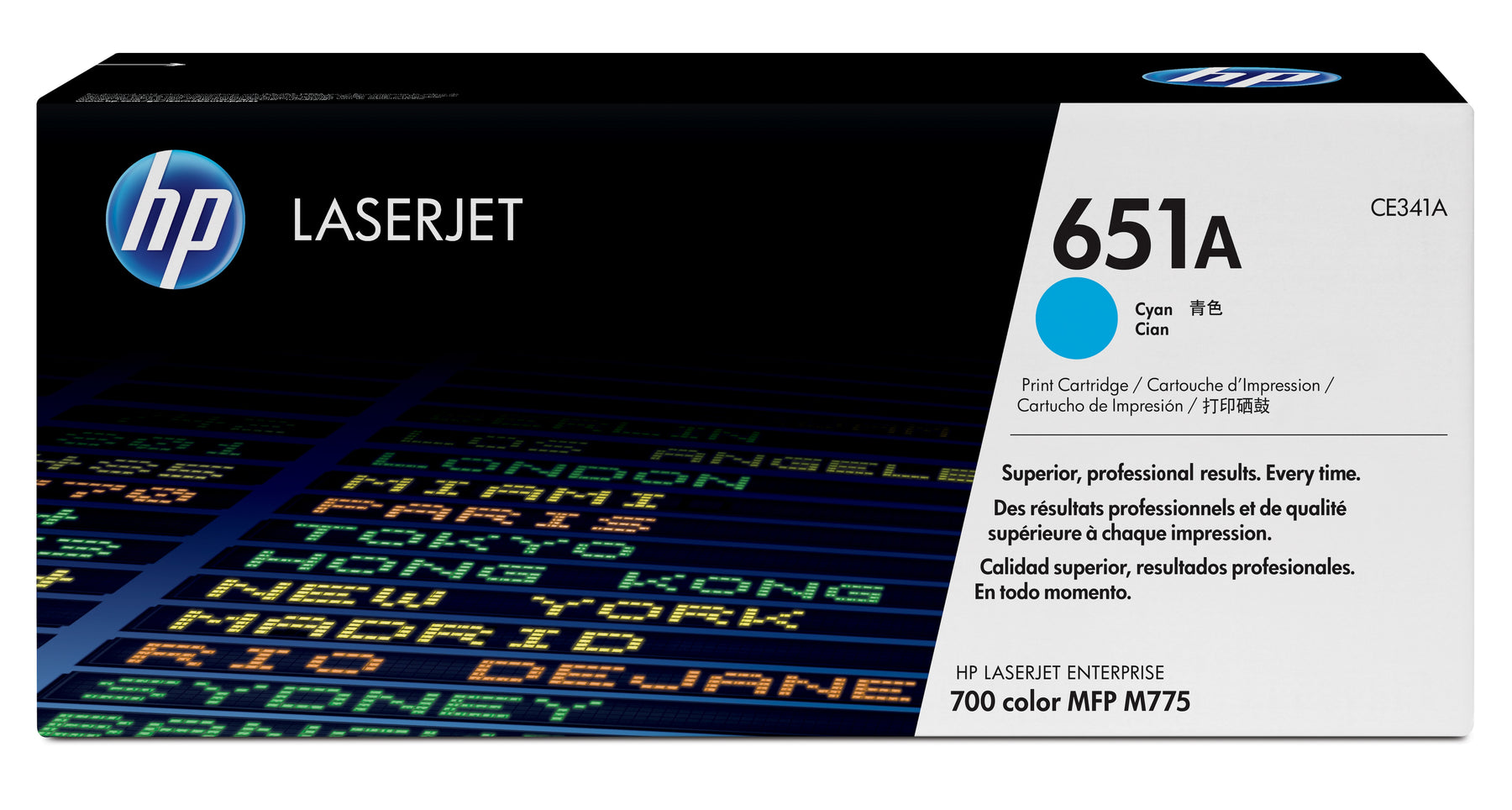 HP 651A - Azul cyan - original - LaserJet - cartucho de toner (CE341A) - para Color LaserJet Enterprise MFP M775dn, MFP M775f, MFP M775z, MFP M775z+