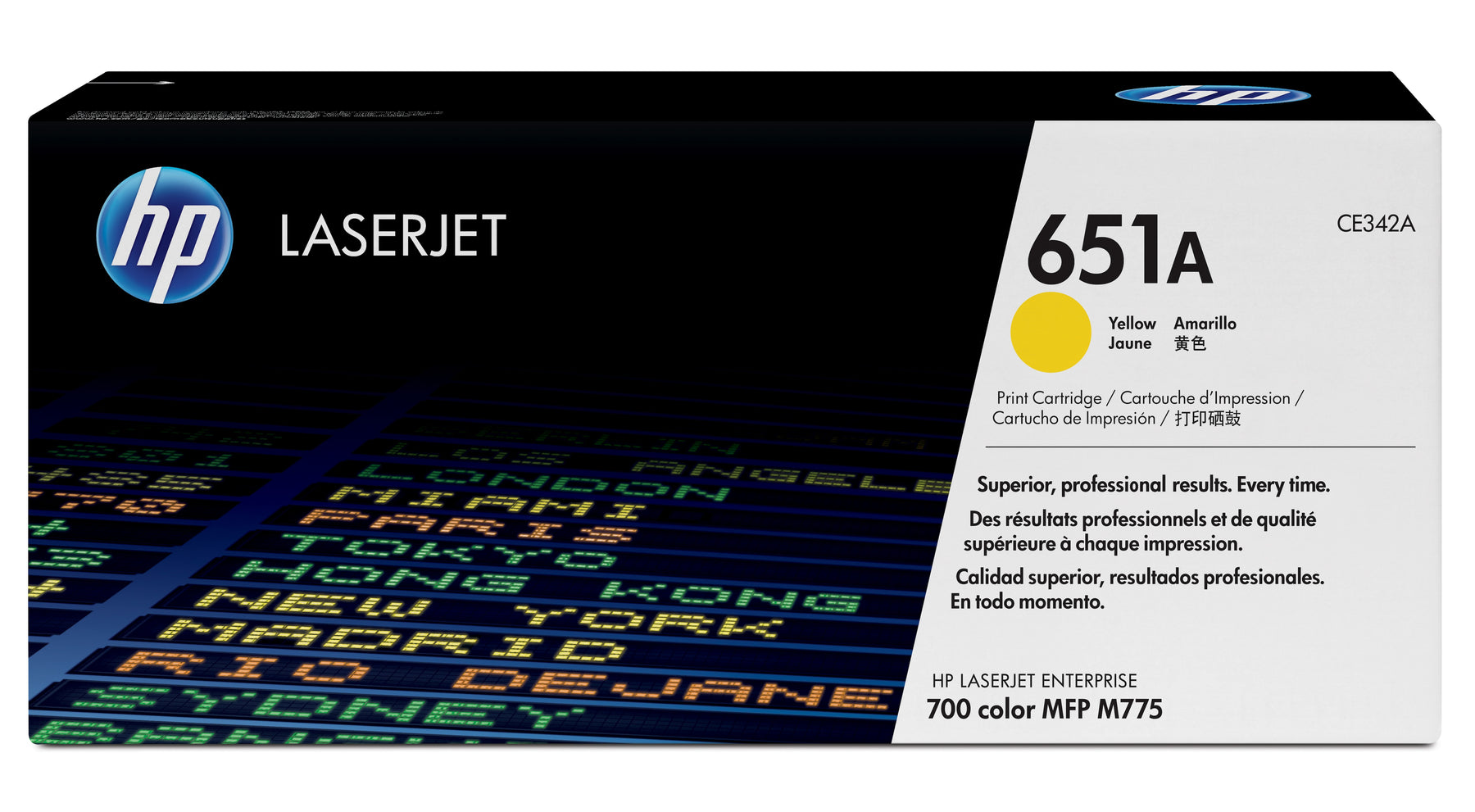 HP 651A - Amarelo - original - LaserJet - cartucho de toner (CE342A) - para Color LaserJet Enterprise MFP M775dn, MFP M775f, MFP M775z, MFP M775z+