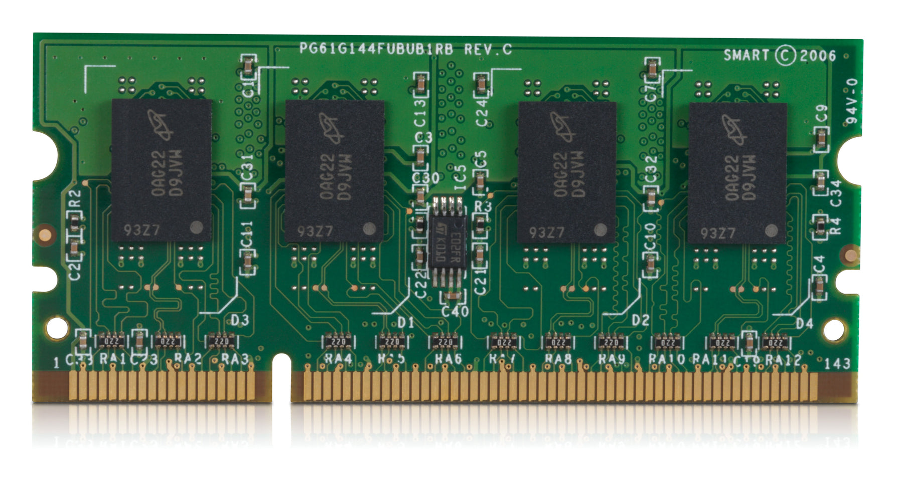 HP - DDR2 - module - 512 MB - 144-pin SO DIMM - 400 MHz / PC2-3200 - unbuffered - no ECC - for LaserJet P4014, P4015, P4515, LaserJet Enterprise 600 M601, 600 M602, 600 M603, 700, P3015