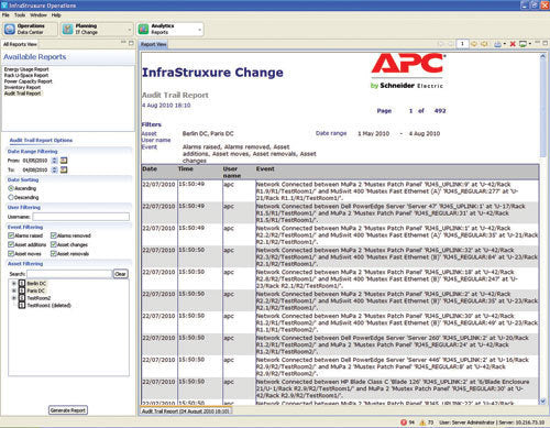 Cambio de APC InfraStruXure - Licencia - 10 bastidores