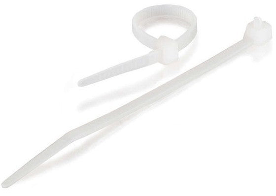 C2G - Lazo de cable - 30 cm - blanco (paquete de 100)