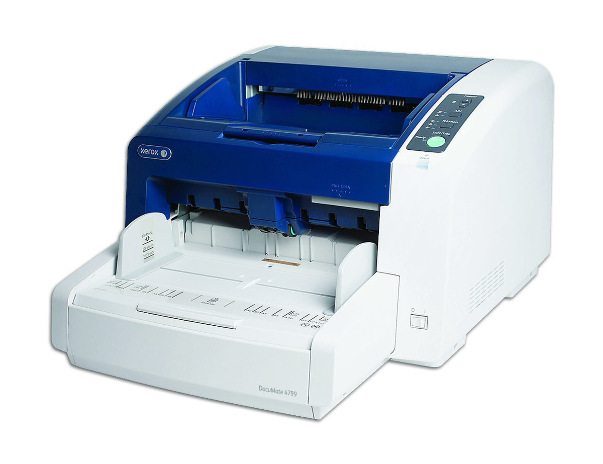 Xerox DocuMate 4799 - Escáner de documentos - Doble CCD - Dúplex - 297 x 2540 mm - 600 ppp x 600 ppp - hasta 100 ppm (mono) / hasta 100 ppm (color) - ADF (250 hojas) - hasta 40000 escaneos por día - USB 2.0