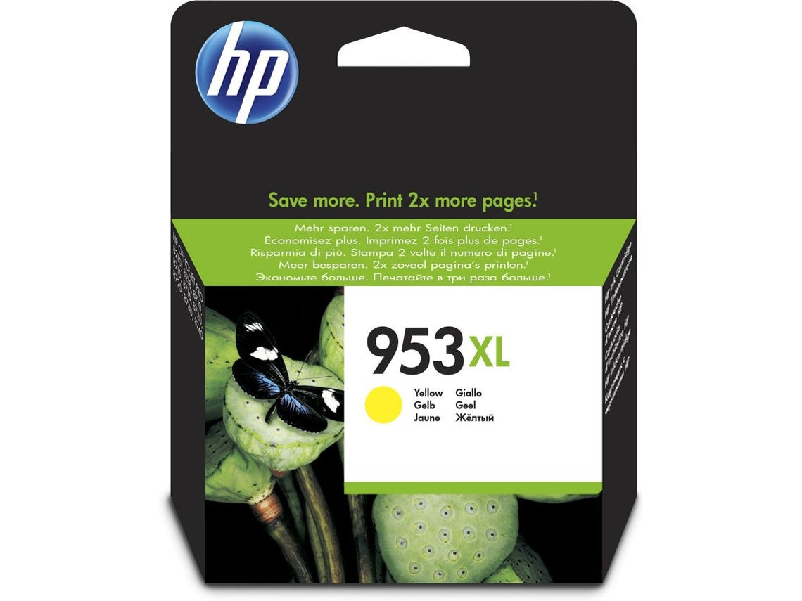HP 953XL - 18 ml - High Performance - yellow - original - blister pack - ink cartridge - for Officejet Pro 77XX, 82XX, 87XX