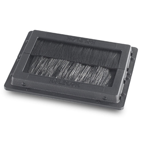 Montaje en superficie con ojal para piso elevado KoldLok - Cepillo para entrada de cables (paquete de 10)
