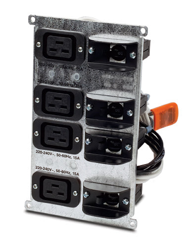 APC - Regleta de distribución de energía - conectores de salida: 4 (IEC 60320 C19) - negro - para P/N: SYA12K16ICH, SYA12K16IXRCH, SYA12K16RMICH, SYA16K16IXRCH, SYA8K16ICH, SYAF16KRMICH