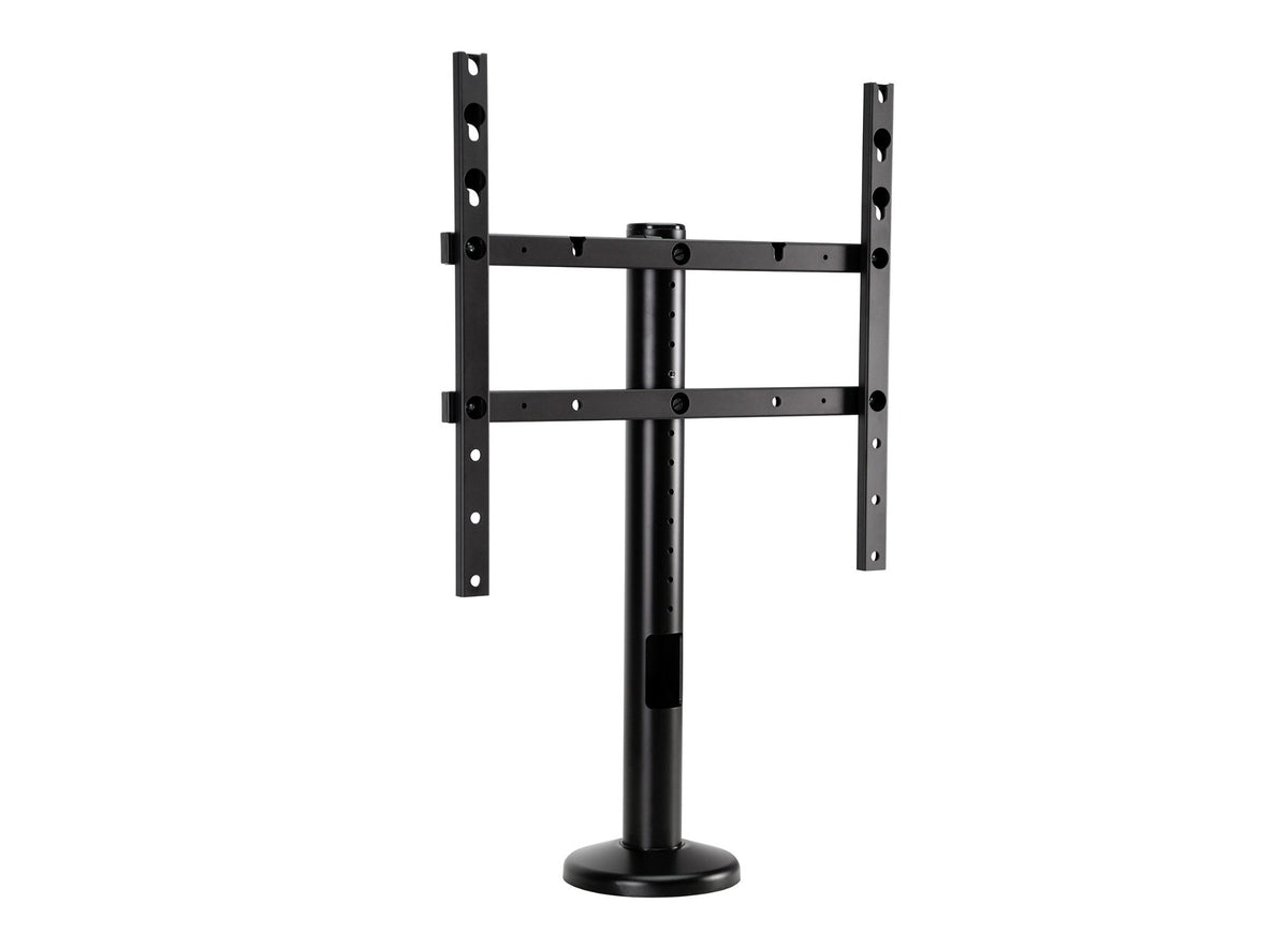 Peerless Universal Desktop Swivel Mount HP455 - Kit de montaje (base de montaje, poste, adaptador de clip) - para panel plano - acero - revestimiento negro mate - tamaño de pantalla: 32"-50" - Escritorio