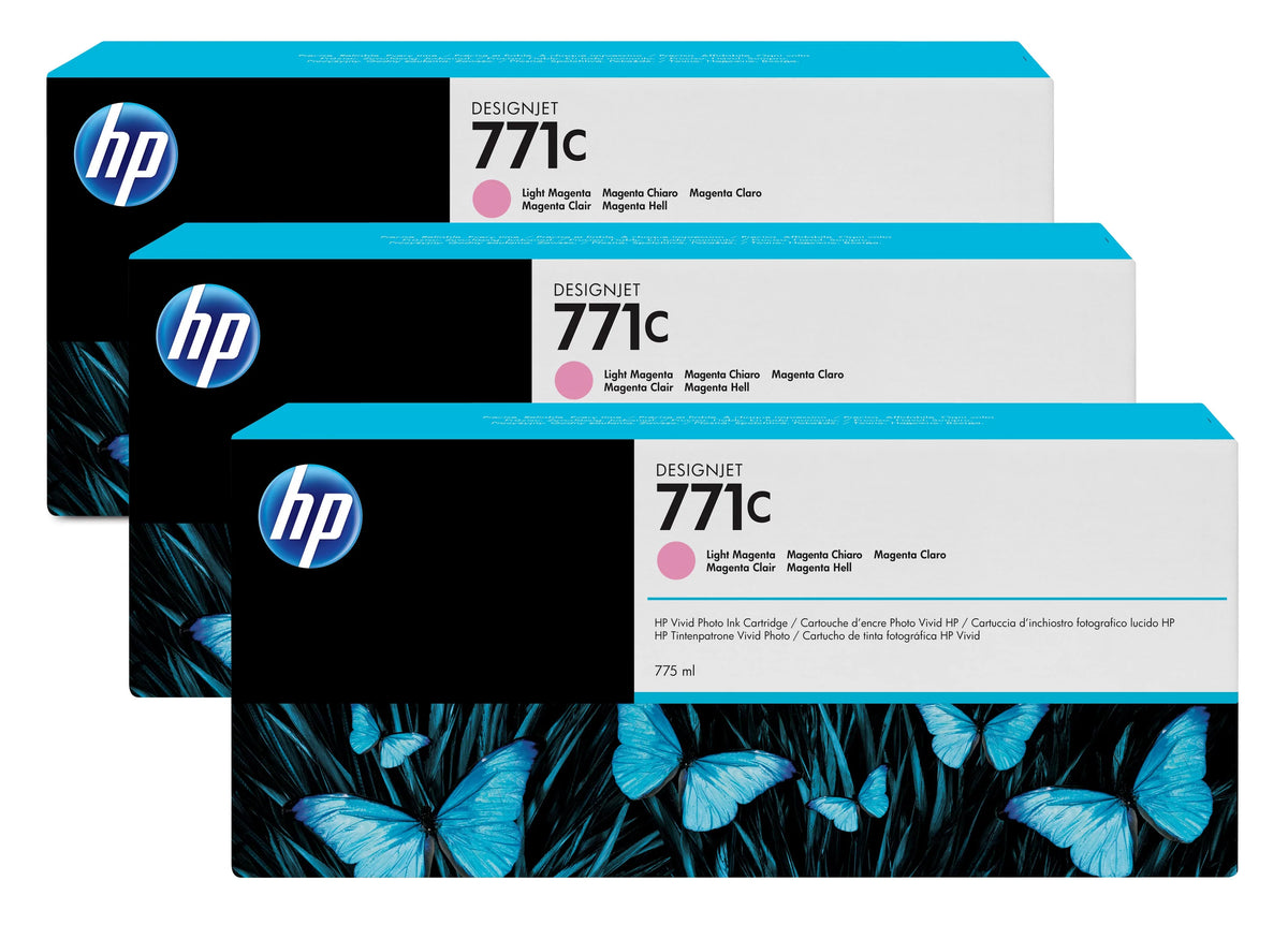 TINTA MAGENTA CL HP 771C 775 ML PK3