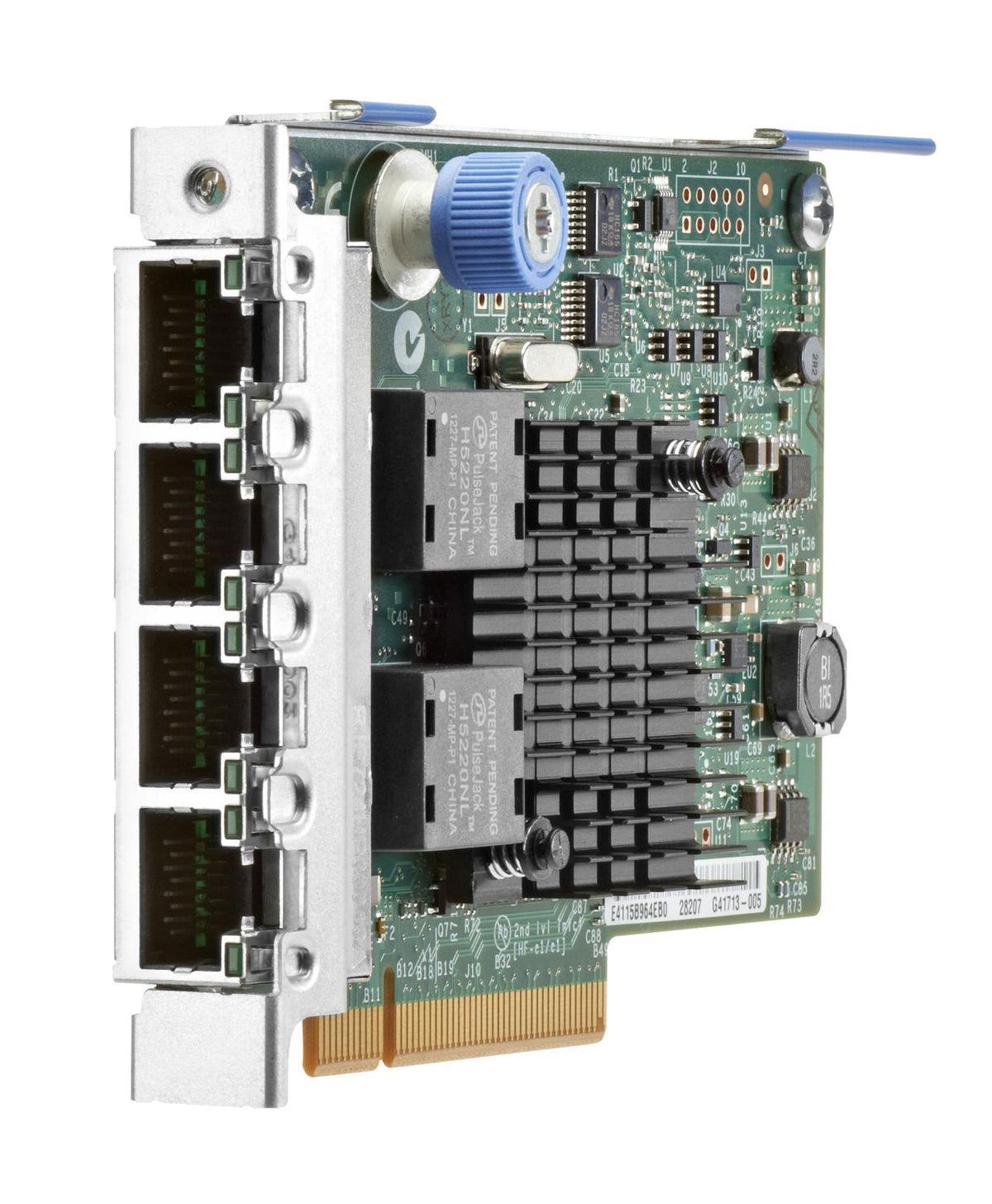HPE 366FLR - Network Adapter - PCIe 2.1 x4 - Gigabit Ethernet x4 - for ProLiant DL360 Gen10, DL388p Gen8