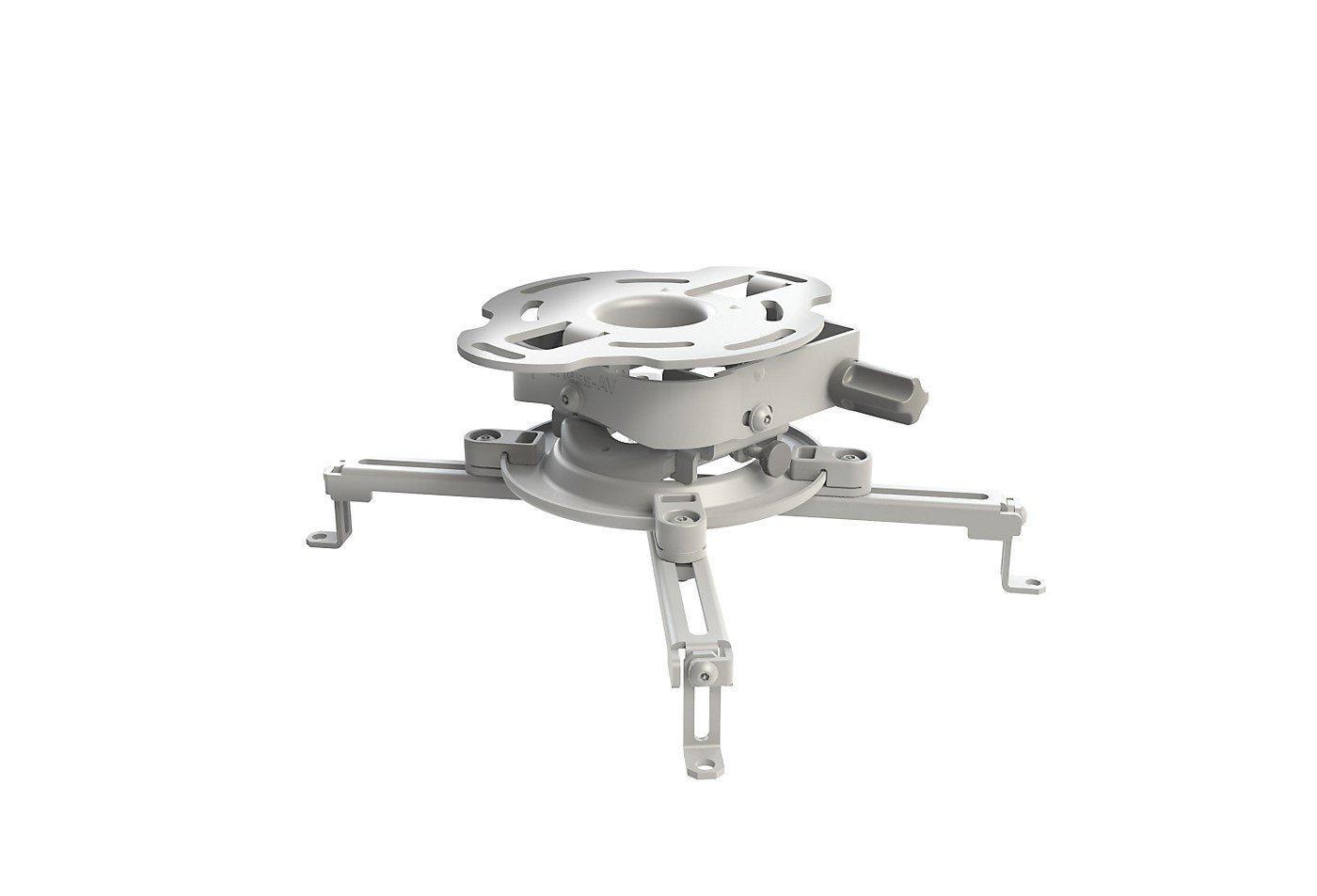Peerless PRGS - Kit de montaje (soporte de techo, placa adaptadora) - para proyector - con recubrimiento de polvo blanco - montaje en techo