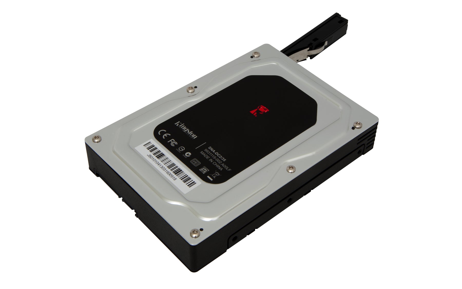Kingston - Adaptador de compartimiento de almacenamiento - 3.5" a 2.5" - Negro