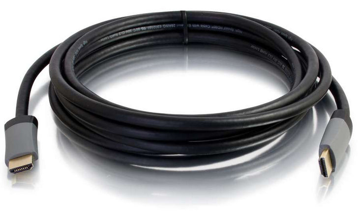 C2G 15m Select Cable HDMI con Ethernet - Velocidad Estándar - M/M - Cable HDMI com Ethernet - HDMI Macho a HDMI Macho - 15 m - Blindado - Negro