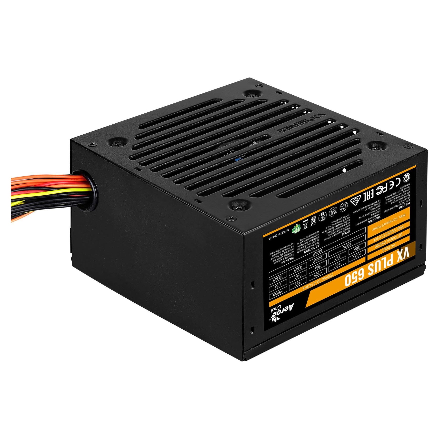 Food Source AEROCOOL VX PLUS 650W ATX PSU - VXPLUS650 (VXPLUS650)