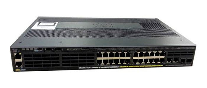 Cisco Catalyst 2960X-24PSQ-L - Switch - Admin - 24 x 10/100/1000 (8 PoE+) + 2 x Gigabit SFP + 2 x 10/100/1000 - escritorio, montaje en riel - PoE+ (110 W)