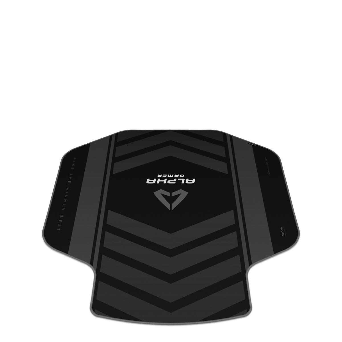 ALPHA Gamer Decan Chair Rug Black - AGDECANBK