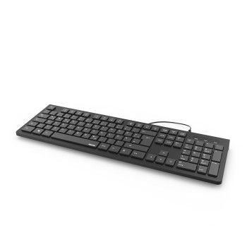 Teclado con cable HAMA KC-200\" Negro - 182681