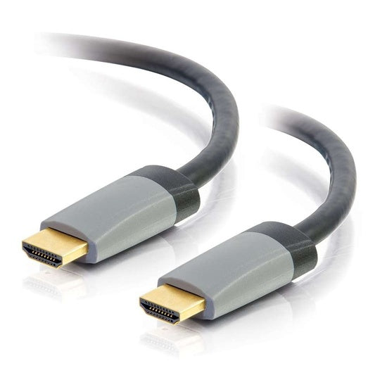 C2G 2m (6ft) Cable HDMI con Ethernet - Alta velocidad CL2 Clasificación para montaje en pared - M/M - Cable HDMI con Ethernet - HDMI macho a HDMI macho - 2m - Blindado - Negro