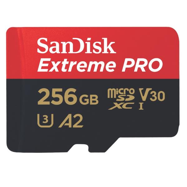 EXTREME PRO MICROSDXC 256GB + SD AD
