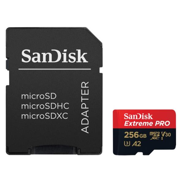 EXTREME PRO MICROSDXC 256GB + SD AD