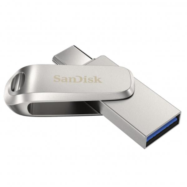SanDisk Ultra Dual Drive Luxe - Drive flash USB - 64 GB - USB 3.1 Gen 1 / USB-C