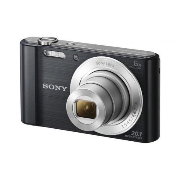 SONY CYBER-SHOT DSC-W810 BLACK 20.1 MP 6X OPTICAL ZOOM