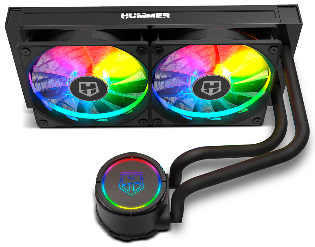 CPU Cooler NOX Hummer H-240 ARGB Watercooler 2x120mm PWM
