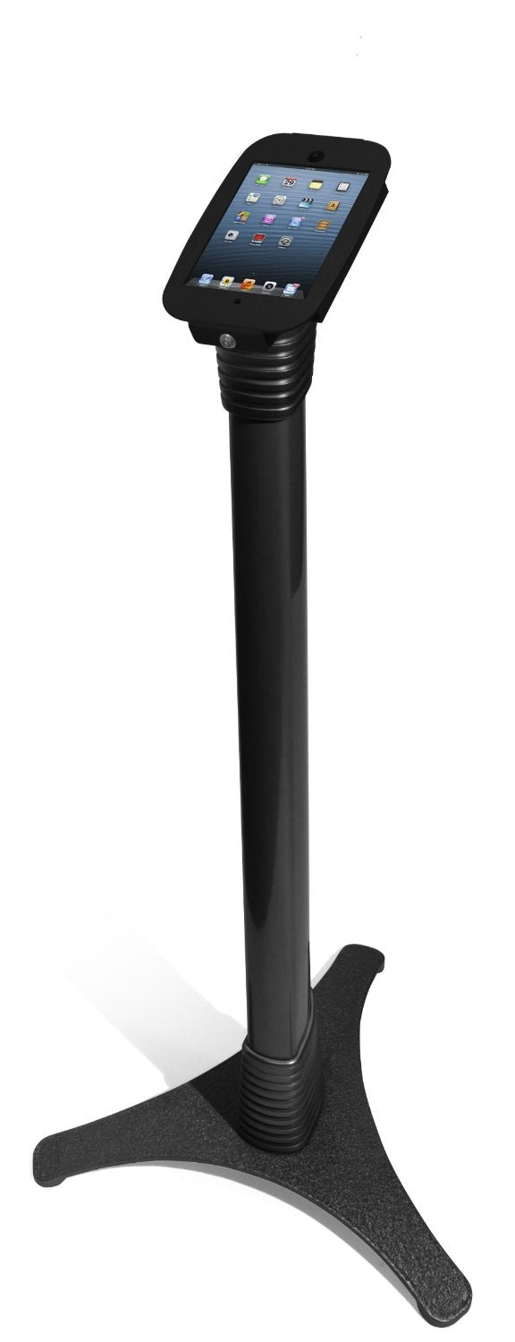Compulocks Space Adjustable iPad Mini Floor Stand Black - Platform - for tablet - aluminum, cast iron - black - floor stand - for Apple iPad mini (1st generation), iPad mini 2 (2nd generation), 3 (3rd generation) ), 4 (4th generation)