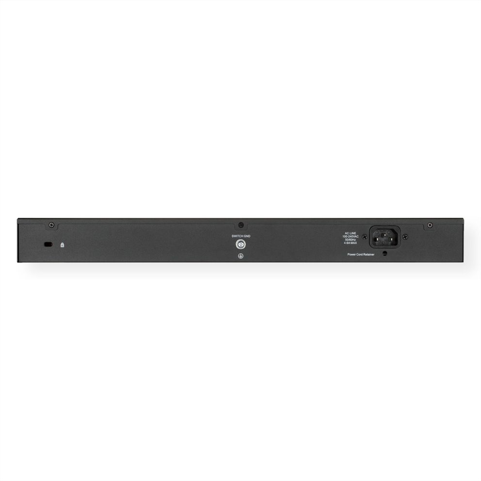 D-Link DGS 1100-26MPV2 - Switch - Smart - 24 x 10/100/1000 (PoE) + 2 x Gigabit SFP combo - desktop, rail mountable - PoE (370W)