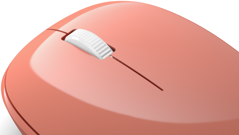 Microsoft Bluetooth Mouse - Mouse - Optical - 3 Buttons - Wireless - Bluetooth 5.0 LE - Peach
