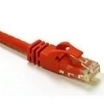 C2G Cat6 Booted Unshielded (UTP) Network Patch Cable - Patch cable - RJ-45 (M) to RJ-45 (M) - 7 m - PTNB - CAT 6 - molded, knotless, braided - red