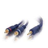 C2G Velocity - Cable de audio - RCA macho a mini puerto estéreo macho - 2 m - blindado