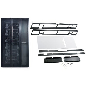 Ensamblaje trasero de contención de aire para rack de APC