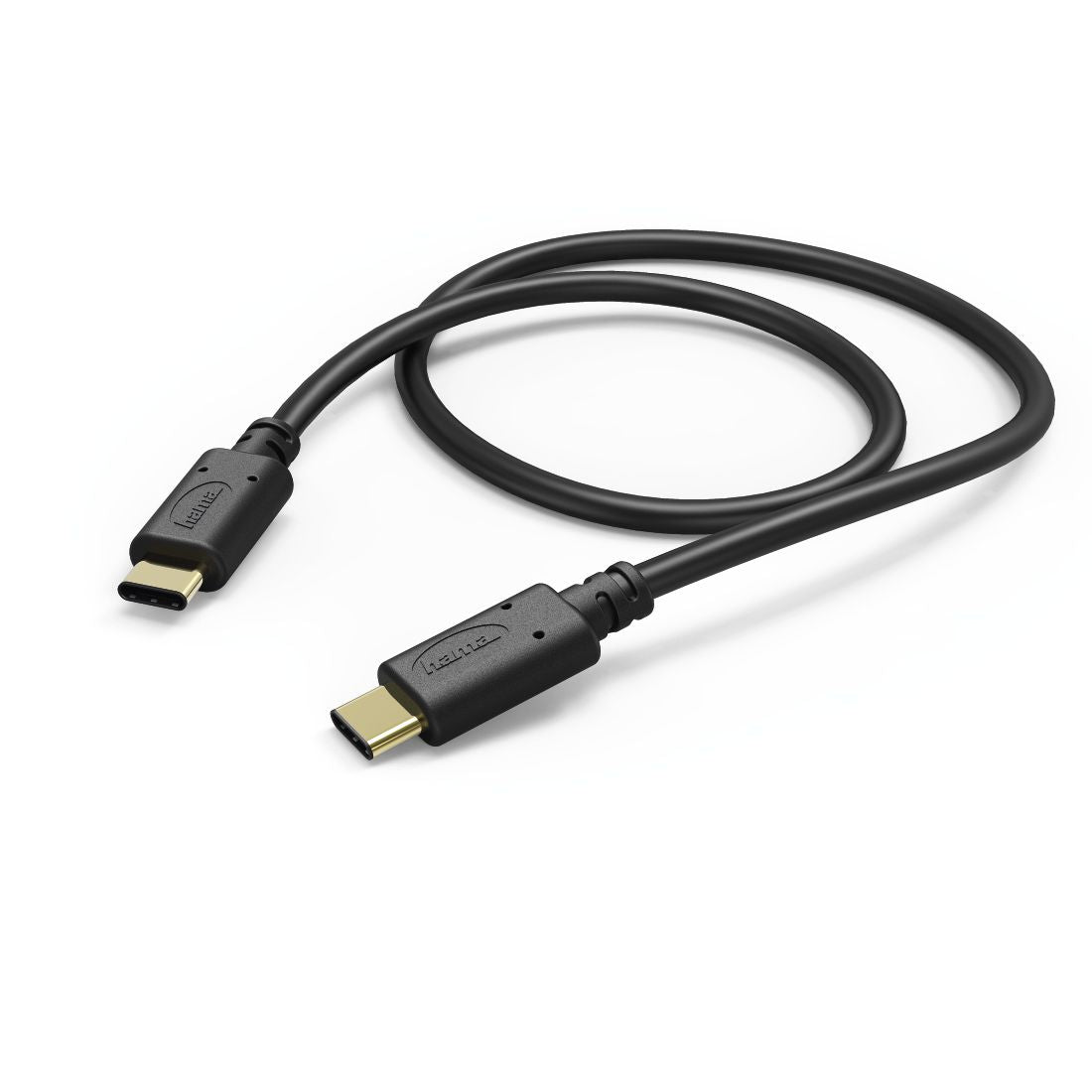 Cabo de dados HAMA Type-C - C , 1,5mt preto - 183331