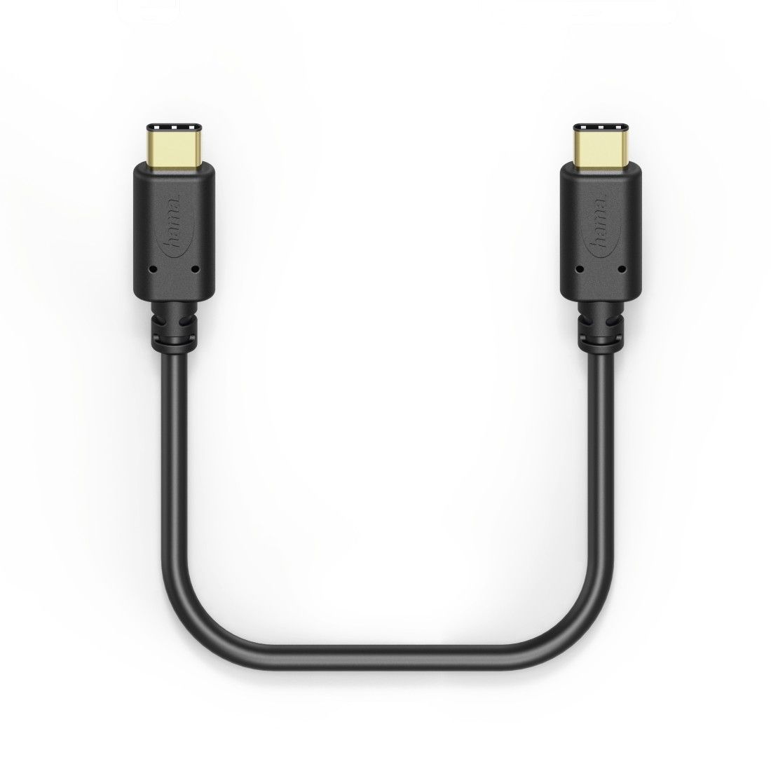Cabo de dados HAMA Type-C - C , 1,5mt preto - 183331