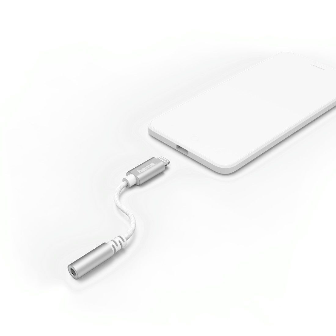 Adaptador de áudio HAMA Lightning 3.5mm - 187210