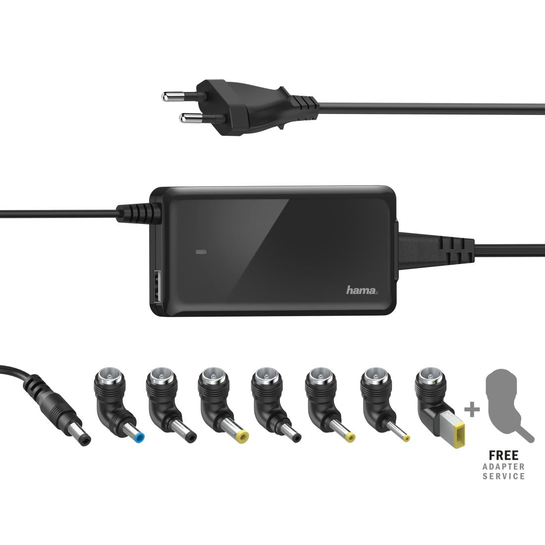 Cargador universal para portátiles HAMA \"Slim & Light\", 19V/65W - 200000