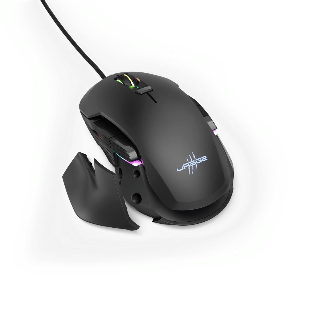 HAMA Wired Mouse Urage Gaming Reaper 900 Morph, Black,Max DPI 16000, 8 Buttons Prog., RGB, -186015