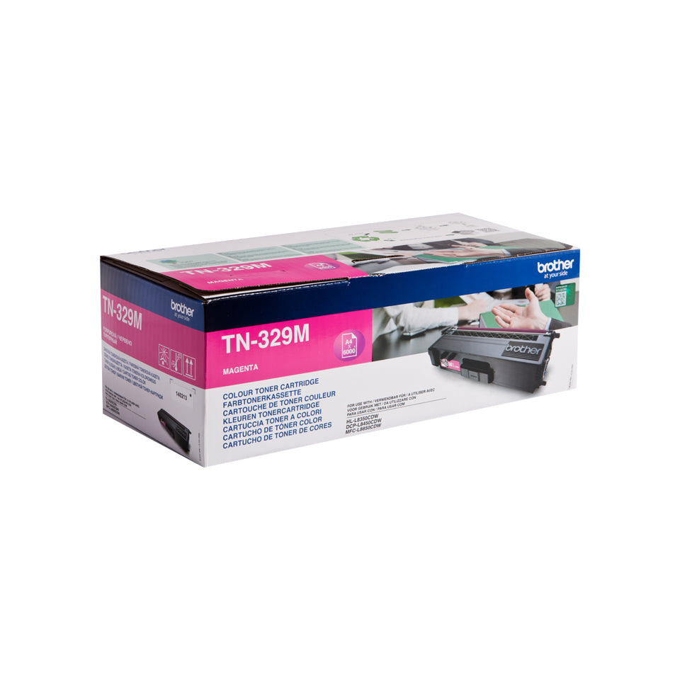 Brother TN329M - Magenta - original - toner cartridge - for Brother DCP-L8450CDW, HL-L8350CDW, HL-L8350CDWT, MFC-L8850CDW