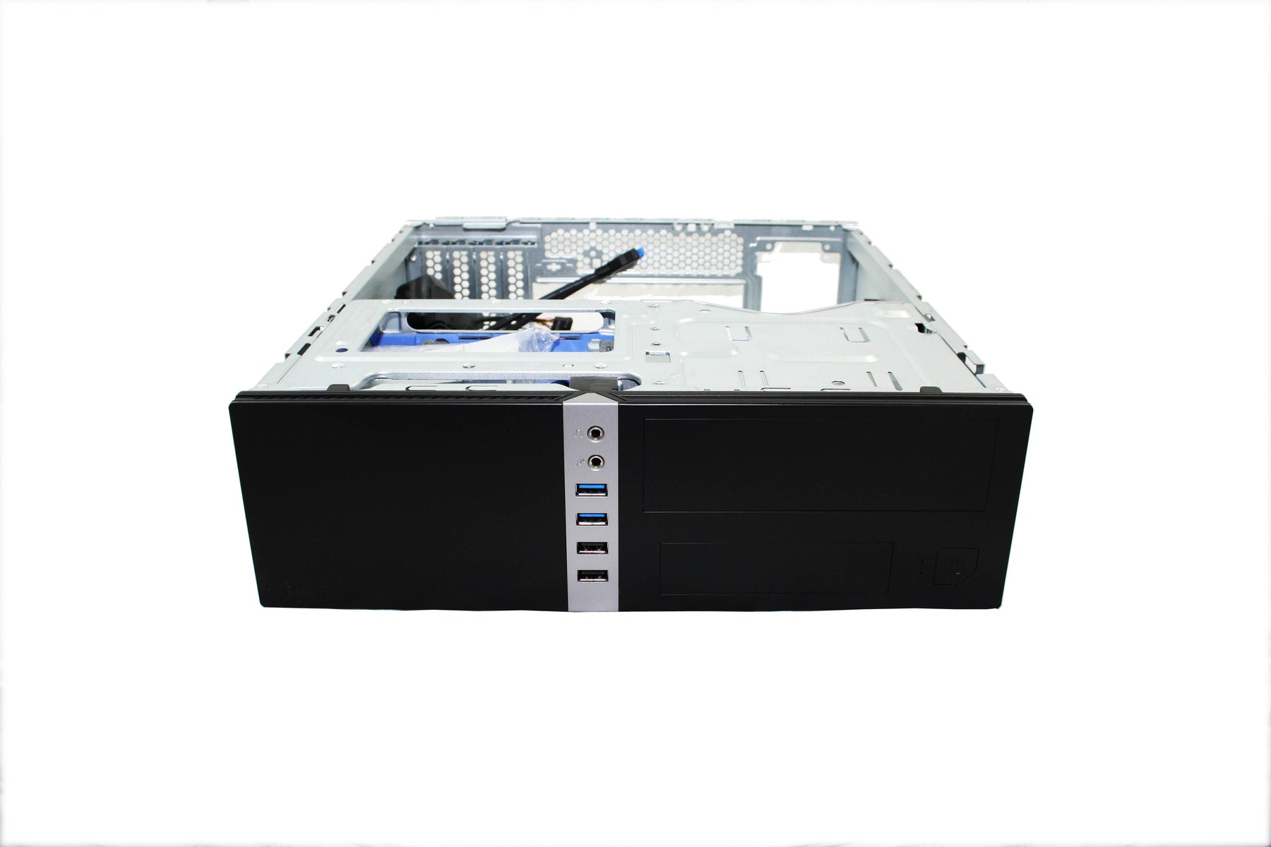 Caixa CoolBox Slim T450S Black USB 3.0 mATX c/ fonte 300W 80P Bronze TFX