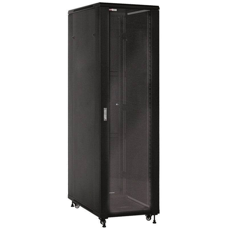 Bastidor de chão Serie RNB Network WP RACK 19\" 42U 600x600mm Mounted, Black RAL 9005