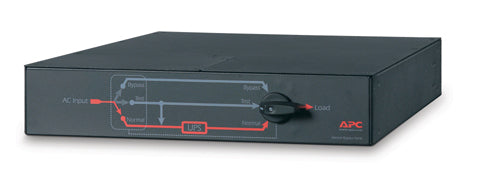 APC Service Bypass Panel - Bypass switch (rack mountable) - AC 200/208/240 V - output connectors: 4 - 2U - 19" - black - for Smart-UPS 3000VA, 3000VA USB & Serial, 3000VA XL, 5000VA , 5000VA XL