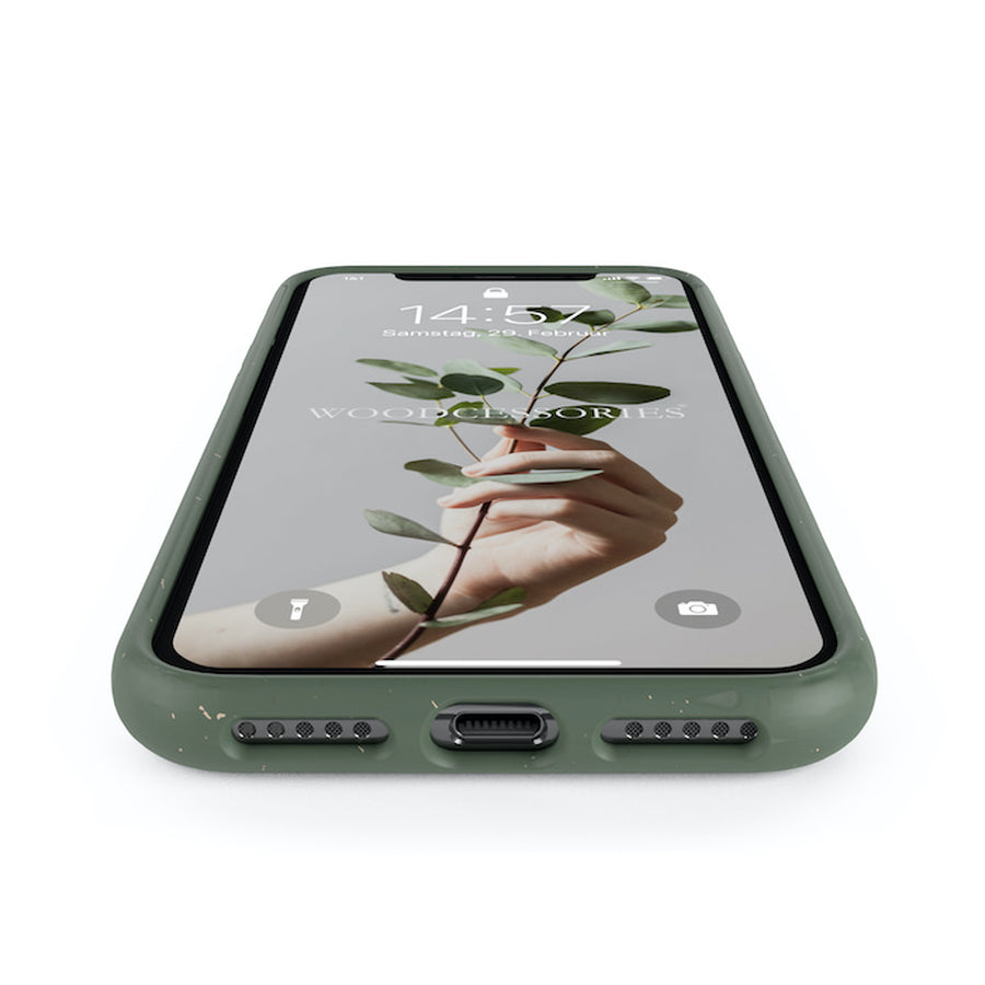 Bio Classic WOODCESSORIES Midnight Green/Biomaterial Case for iPhone SE 2020/8/7/6(s)