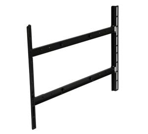 Peerless Modular Series Dual-Pole Adaptador universal grande - Componente de montaje (adaptador universal) - Para pantalla LCD - Revestimiento negro sin brillo - Tamaño de pantalla: 46"-90"